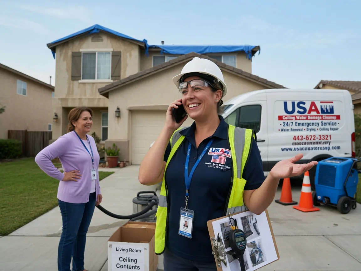 Ceiling Water Damage Restoration Blakeslee, OH FAQs